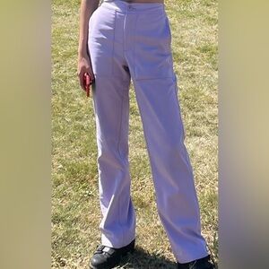 BOBBLEHAUS UO Exclusive Lavender Tencel Twill Trouser Pant